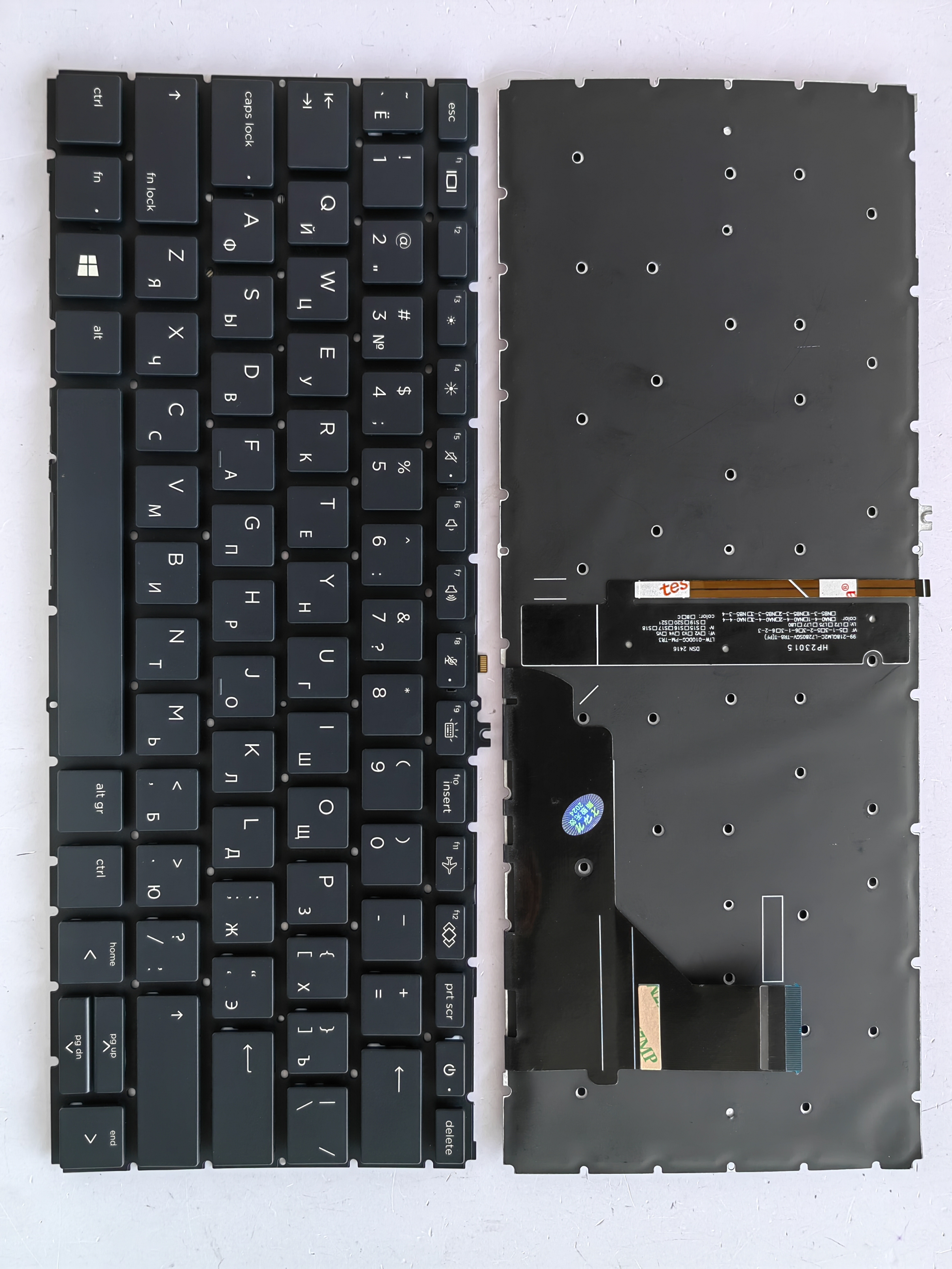 Picture of New Replacement Laptop Keyboard For HP 830G7/830G8/835G7/835G8/735G7/735G8 BLACK Backlit (OEM) RU Layout
